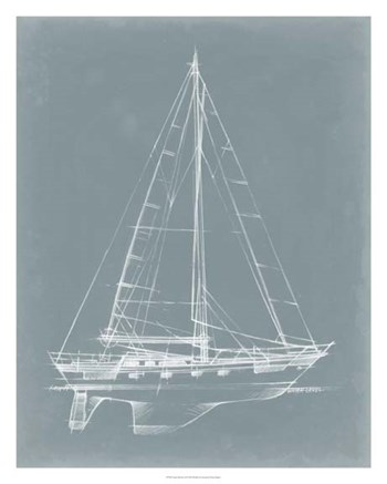 Yacht Sketches II by Ethan Harper art print