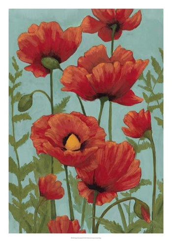 Poppy Promenade II by Grace Popp art print