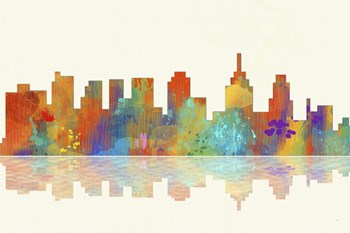 Philadelphia Pennsylvania Skyline 1 by Marlene Watson art print
