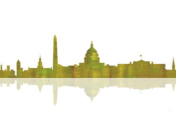 Washington DC Skyline 1 by Marlene Watson art print