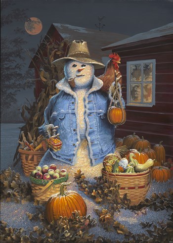 Autumn Gathering by David Rottinghaus art print