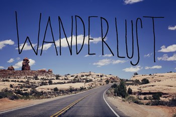 Wanderlust Road by Leah Flores art print