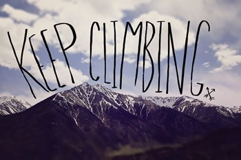Keep Climbing by Leah Flores art print