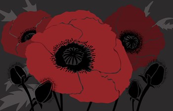 Beautes Rouges II by Art Licensing Studio art print