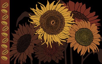 Tournesol II by Art Licensing Studio art print