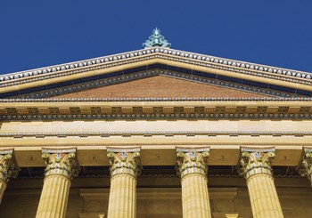 Philadelphia Museum (Pediment II) by Erin Clark art print