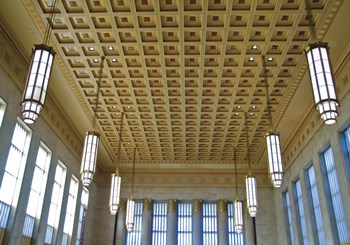 Train Station Detail by Erin Clark art print