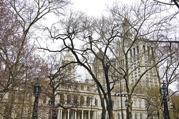 City Hall by Erin Clark art print