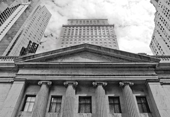 Classic Architecture (b/w) by Erin Clark art print