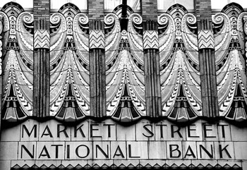 Market Street (b/w) by Erin Clark art print