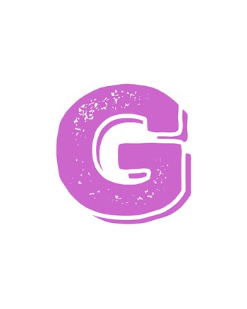 G in Pink by Veruca Salt art print