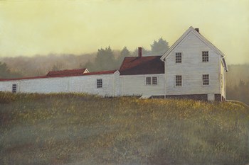 Autumn Sunset Monhegan by Jerry Cable art print
