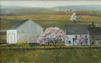 Bucks Co Spring by Jerry Cable art print