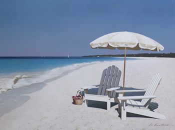 Seaside Picnic by Zhen-Huan Lu art print