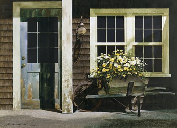 Weathered Post by Zhen-Huan Lu art print