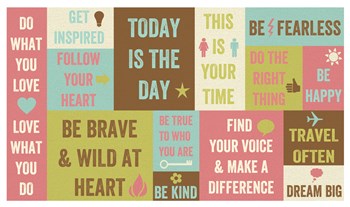 Today Is the Day 18 by Louise Carey art print