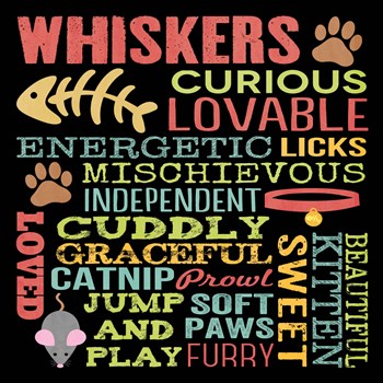 Whiskers by Louise Carey art print