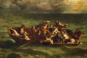 Don Juan&#39;s Shipwreck, 1840 by Eugene Delacroix art print