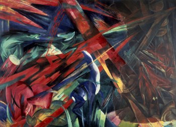 Fate of the Animals by Franz Marc art print