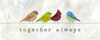 Birds of a Feather II by Caitlin Dundon art print