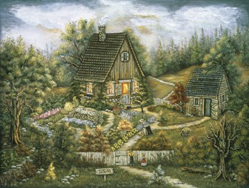 At The Edge Of The Woods by Ann Stookey art print