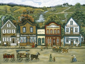 The Mining Town Of Murray by Ann Stookey art print