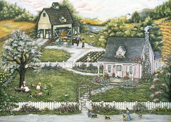 A Story At Grandmas by Ann Stookey art print