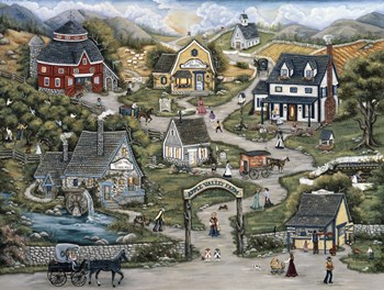 Apple Valley Farm by Ann Stookey art print