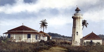 The Light At Great Stirrup Cay by David Knowlton art print