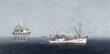 Middle Bay Light by David Knowlton art print