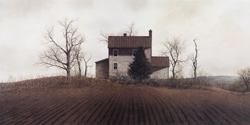 Hilltop Farm by David Knowlton art print