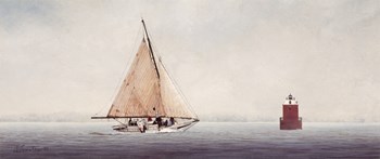 Passing Sandy Point by David Knowlton art print