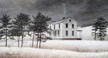 Snow Squall by David Knowlton art print