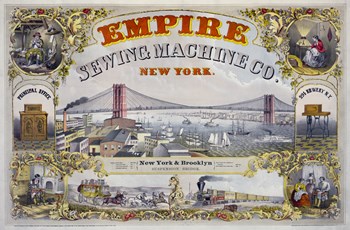Empire Sewing Machine Co. by Print Collection art print