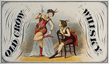 Old Crow Whiskey by Print Collection art print