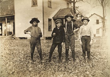 A Saturday Ball Game by Print Collection art print