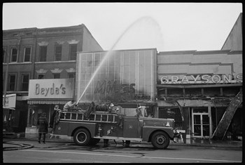 Aftermath of the April 1968 D.C. Riot by Print Collection art print