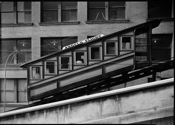 Angels Flight at Third &amp; Hill Streets, Los Angeles by Print Collection art print