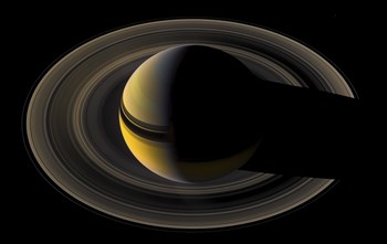 Saturn On the Final Frontier by Print Collection art print