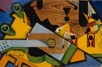 Still Life With A Guitar by Juan Gris art print