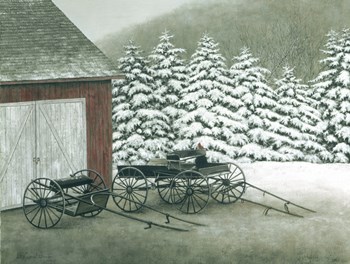 Marilyn&#39;s Cardinal by David Knowlton art print