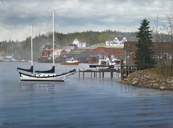 Tranquil Harbor by David Knowlton art print