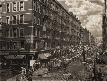 Lower East Side by Mindy Sommers art print