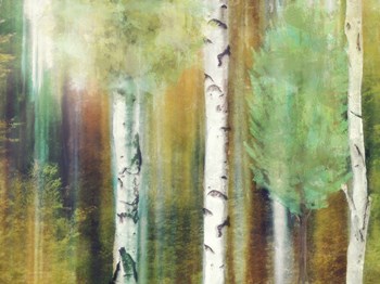 Morning Trees by Mindy Sommers art print