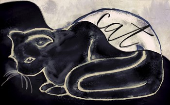 Cat by Mindy Sommers art print