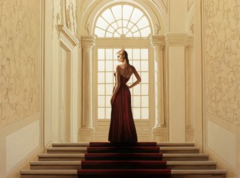 All in Red by John Silver art print