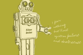 Lunastrella Robot No. 1 by John W. Golden art print