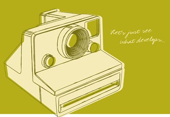 Lunastrella Instant Camera by John W. Golden art print