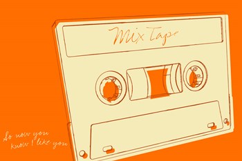 Lunastrella Mix Tape by John W. Golden art print