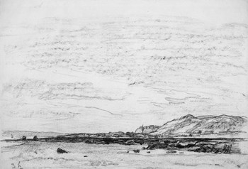 Low Tide at the Coast by Charles Francois Daubigny art print